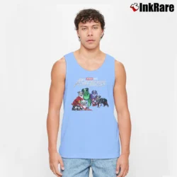 Men’s Australian Shepherd Avengers Endgame Marvel Tank Top in light blue | Breathable, Active-Friendly Design