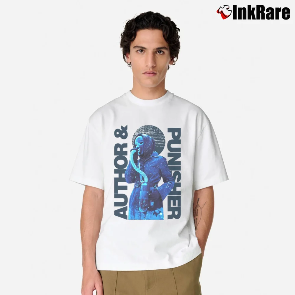 Men’s Author Punisher Beastland Metal Band Classic T-Shirt in white | Soft, Breathable Everyday Wear