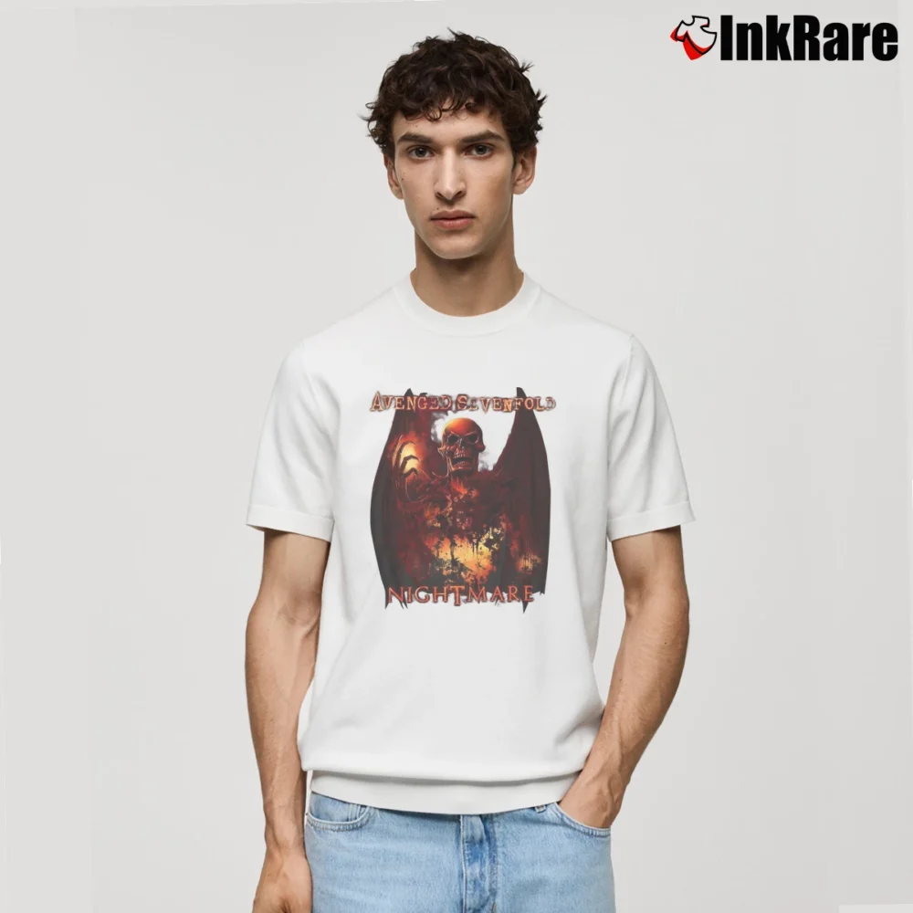 Men’s Avenged Sevenfold Inner Rage Classic T-Shirt in white | Soft, Breathable Everyday Wear