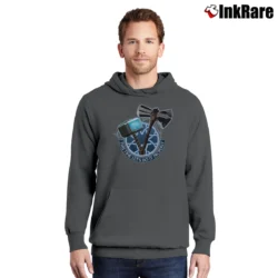 Men’s Avengers Endgame Mjolnir Stormbreaker Marvel Pullover Hoodie in charcoal | Cozy, Durable, Modern Fit