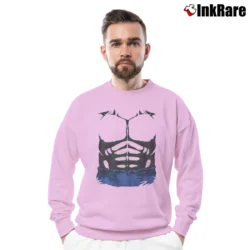Men’s Avengers Hulk Costume Marvel Crewneck Sweatshirt in light pink | Cozy Fabric, Clean Style