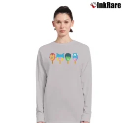 Women’s Avengers Popsicle Marvel Comic Style Long-Sleeve Top in sport grey | Sleek, Versatile, All-Season