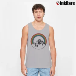 Men’s Aviator Nation Mountain Rainbow Tank Top in sport grey | Breathable, Active-Friendly Design