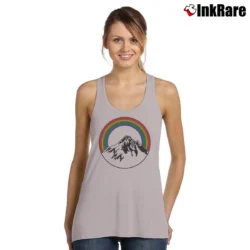Women’s Aviator Nation Mountain Rainbow Tank Top in sport grey | Lightweight, Movement-Friendly