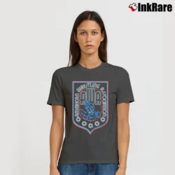 Women’s AWA Wrestling Neon Signature T-Shirt in charcoal | Soft, Flattering Fit