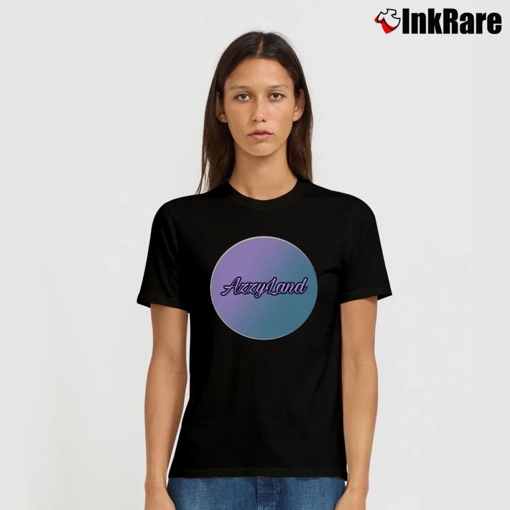 Women’s Azzyland Custom Youtube Content Creator Signature T-Shirt in black | Soft, Flattering Fit
