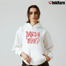 Women’s Babes In Toyland Fontanelle Cozy Hoodie in white | Warm, Structured, Stylish