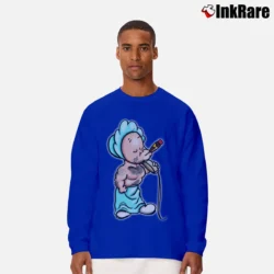 Men’s Baby Face Finster Bugs Bunny Looney Tunes Retro Long-Sleeve Shirt in royal blue | Sleek, Lightweight, Year-Round Wear