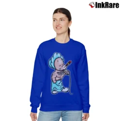 Women’s Baby Face Finster Bugs Bunny Looney Tunes Retro Relaxed Sweatshirt in royal blue | Soft, Laid-Back Vibe