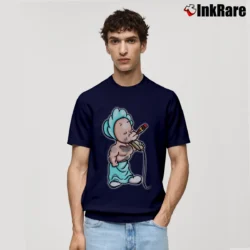 Men’s Baby Face Finster Bugs Bunny Looney Tunes Retro Classic T-Shirt in navy | Soft, Breathable Everyday Wear