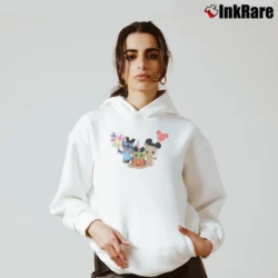 Women’s Baby Yoda Stitch Groot Avenger Disney Halloween Cozy Hoodie in white | Warm, Structured, Stylish