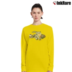Women’s Back To The Future Charlie Brown Snoopy Long-Sleeve Top in yellow | Sleek, Versatile, All-Season