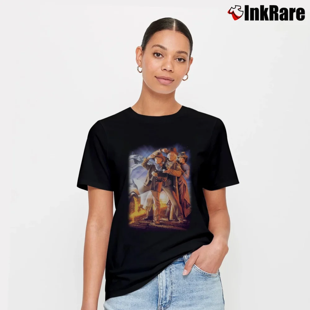 Women’s Back To The Future Clint Eastwood T-Shirt in black | Soft, Flattering Fit