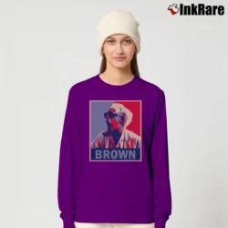Women’s Back To The Future Doc Brown Long-Sleeve Top in purple | Sleek, Versatile, All-Season
