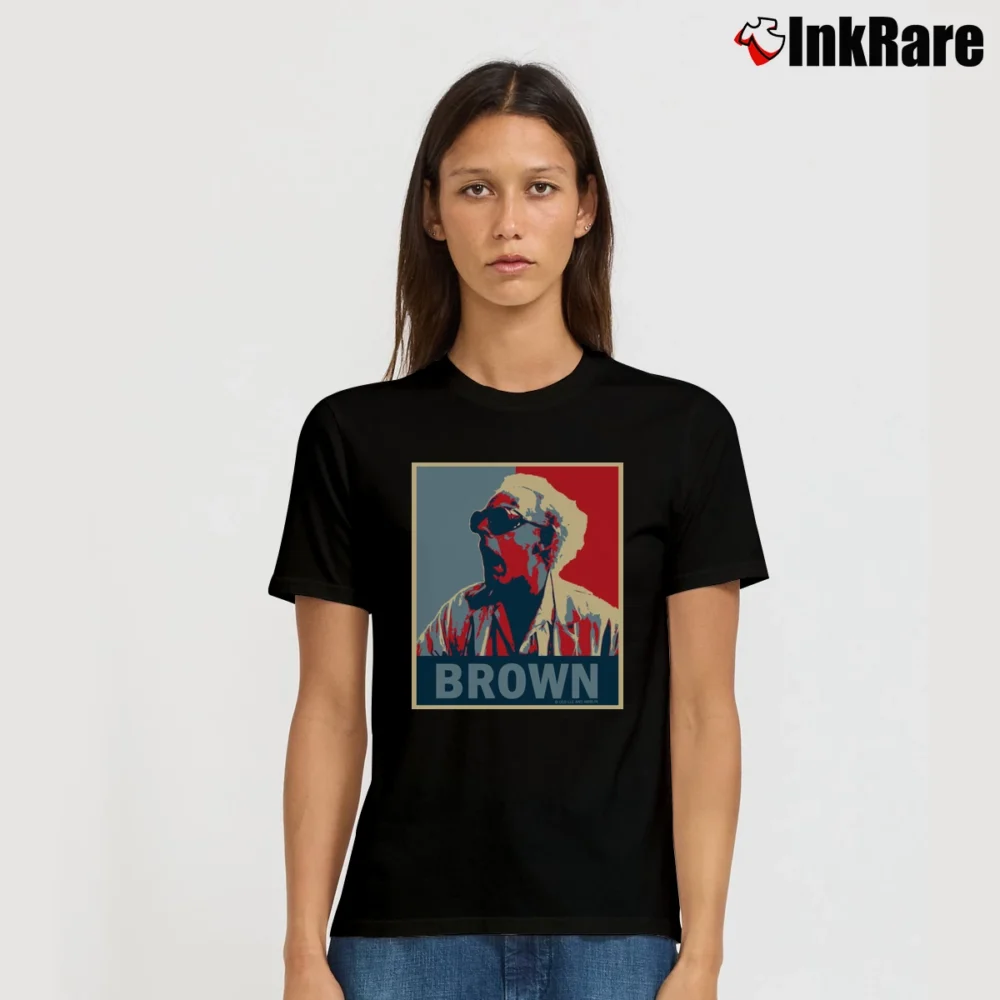 Women’s Back To The Future Doc Brown Signature T-Shirt in black | Soft, Flattering Fit