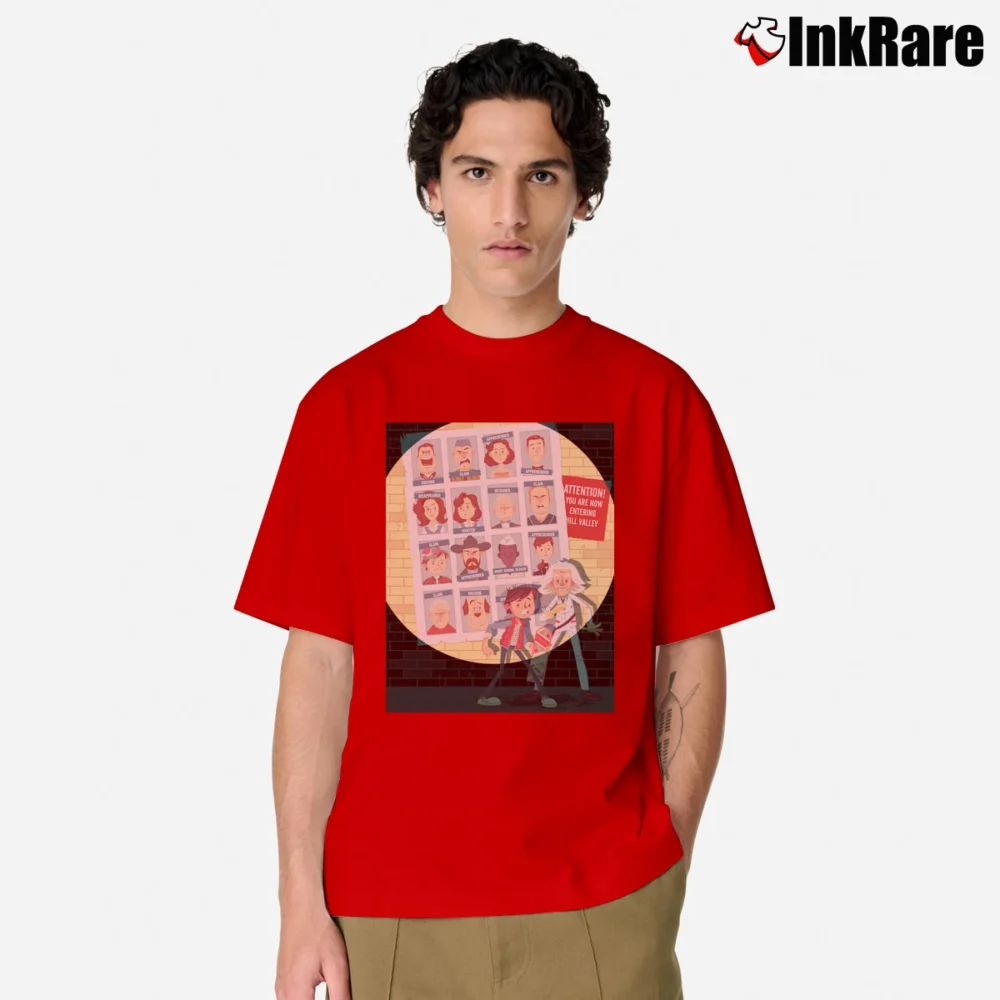 Men’s Back To The Future Past Classic T-Shirt in red | Soft, Breathable Everyday Wear