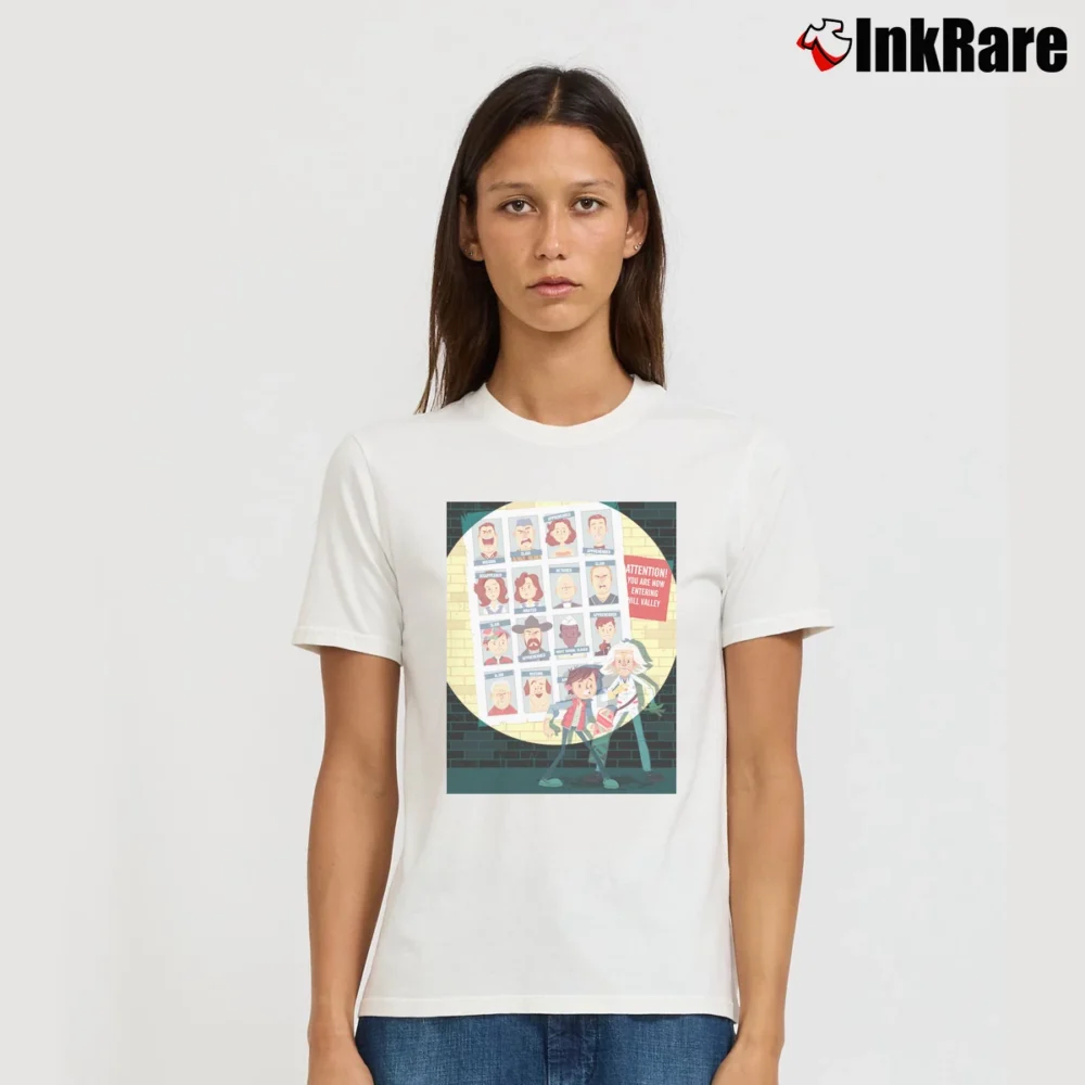 Women’s Back To The Future Past Signature T-Shirt in white | Soft, Flattering Fit