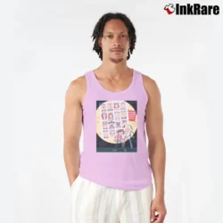 Men’s Back To The Future Past Tank Top in light pink | Breathable, Active-Friendly Design