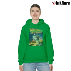 Women’s Back To The Future Poster Cozy Hoodie in irish green | Warm, Structured, Stylish
