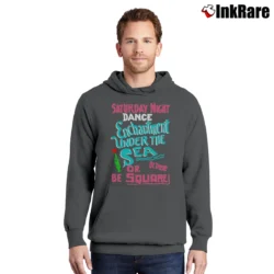 Men’s Back To The Future Saturday Night Enchantment Under The Sea Dance Pullover Hoodie in charcoal | Cozy, Durable, Modern Fit