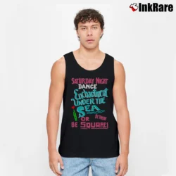 Men’s Back To The Future Saturday Night Enchantment Under The Sea Dance Tank Top in black | Breathable, Active-Friendly Design
