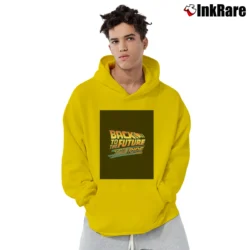 Men’s Back To The Future The Ride Pullover Hoodie in yellow | Cozy, Durable, Modern Fit