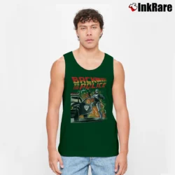 Men’s Back To The Police Robocop Tank Top in forest green | Breathable, Active-Friendly Design
