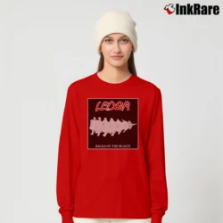 Women’s Backs Of The Beasts Long-Sleeve Top in red | Sleek, Versatile, All-Season