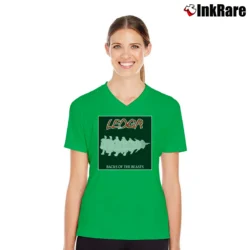 Women’s Backs Of The Beasts V-Neck Tee in irish green | Chic Neckline, Soft Texture