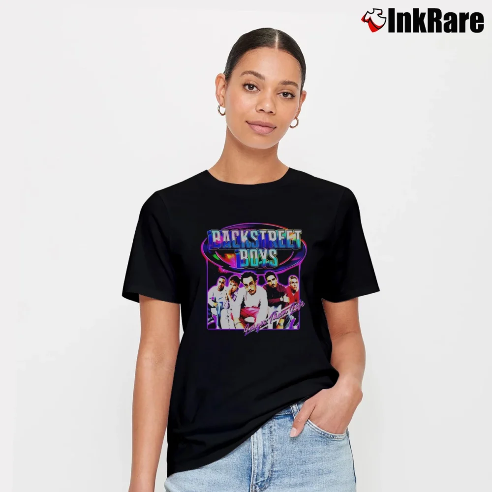 Women’s Backstreet Boys Las Vegas Concert Tour Signature T-Shirt in black | Soft, Flattering Fit