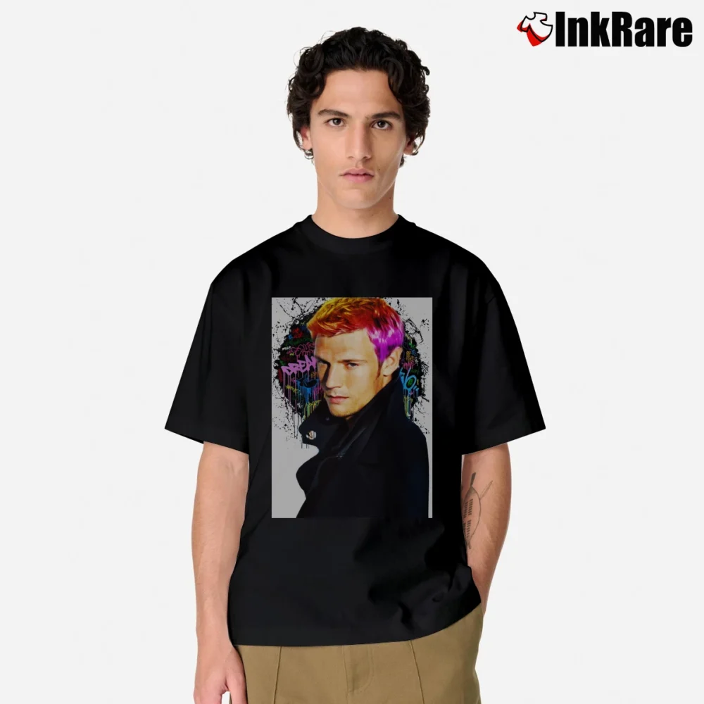 Men’s Backstreet Boys Nick Carter Classic T-Shirt in black | Soft, Breathable Everyday Wear