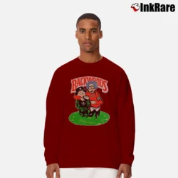 Men’s Backwoods Rick And Morty Long-Sleeve Shirt in maroon | Sleek, Lightweight, Year-Round Wear