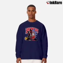 Men’s Backwoods Rick And Morty NASA Long-Sleeve Shirt in navy | Sleek, Lightweight, Year-Round Wear