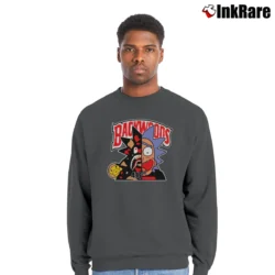 Men’s Backwoods Rick And Morty NASA Crewneck Sweatshirt in charcoal | Cozy Fabric, Clean Style