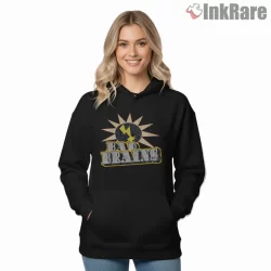 Bad Brains Classic Lightning Logo Vintage Shirt on black hoodie for women graphic tee