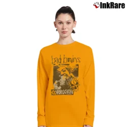 Women’s Bad Brains Corrosion Long-Sleeve Top in orange | Sleek, Versatile, All-Season