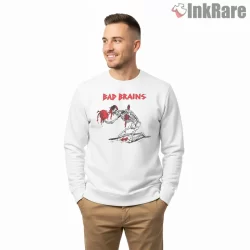 Bad Brains Hardcore Skeleton Energy Shirt on graphic shirt for men graphic tee