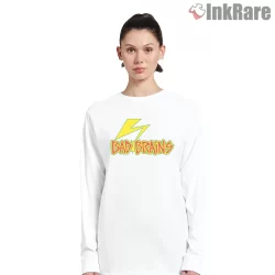 Bad Brains Lightning Logo Classic Shirt on white long sleeve shirt for women graphic tee