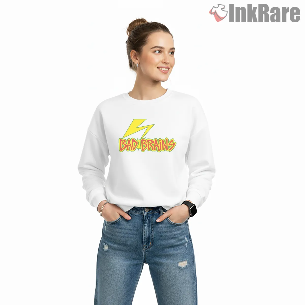 Bad Brains Lightning Logo Classic Shirt Bad Brains Lightning Logo Classic Shirt on graphic shirt for women graphic tee
