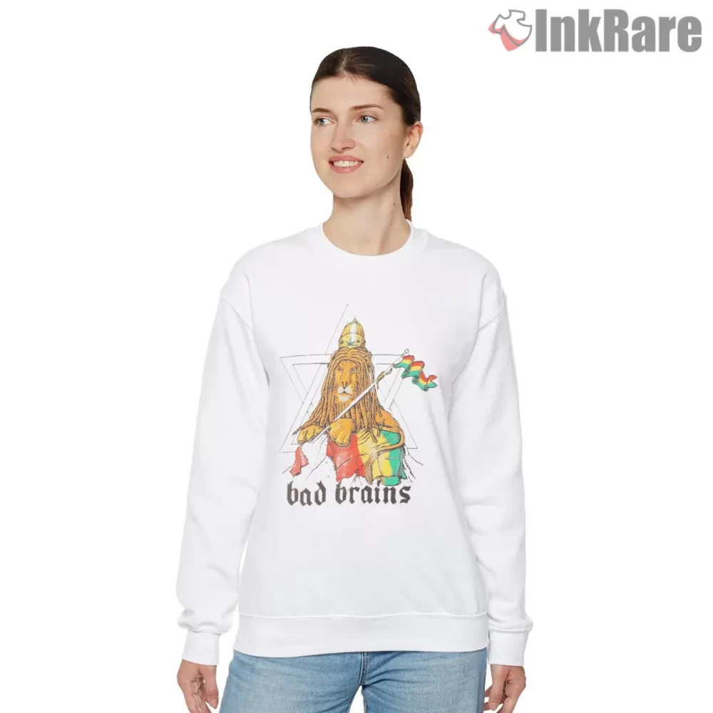 Bad Brains Lion Guitar Spirit Shirt on graphic shirt for women graphic tee