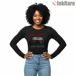 Bad Brains Live At Cbgb Historic Venue Shirt on black long sleeve shirt for women graphic tee