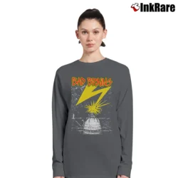 Women’s Bad Brains Logo Long-Sleeve Top in charcoal | Sleek, Versatile, All-Season