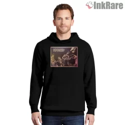 Bad Brains Quickness Live Motion Shirt on black hoodie for men graphic tee