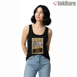 Bad Brains Vintage Aesthetic Band Portrait Shirt on black tank top for women graphic tee