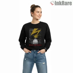 Bad Brains Vintage Lightning Dome Relic Shirt on graphic shirt for women graphic tee