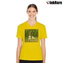 Women’s Bad Bunny Debi Tirar Mas Fotos V-Neck Tee in yellow | Chic Neckline, Soft Texture
