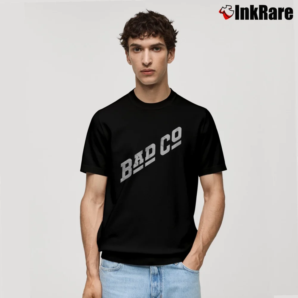 Men’s Bad Company Band Classic T-Shirt in black | Soft, Breathable Everyday Wear
