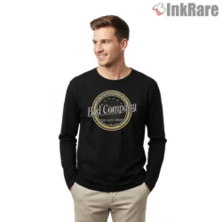 Bad Company England 1973 Unforgettable Music Shirt on black long sleeve shirt for men graphic tee