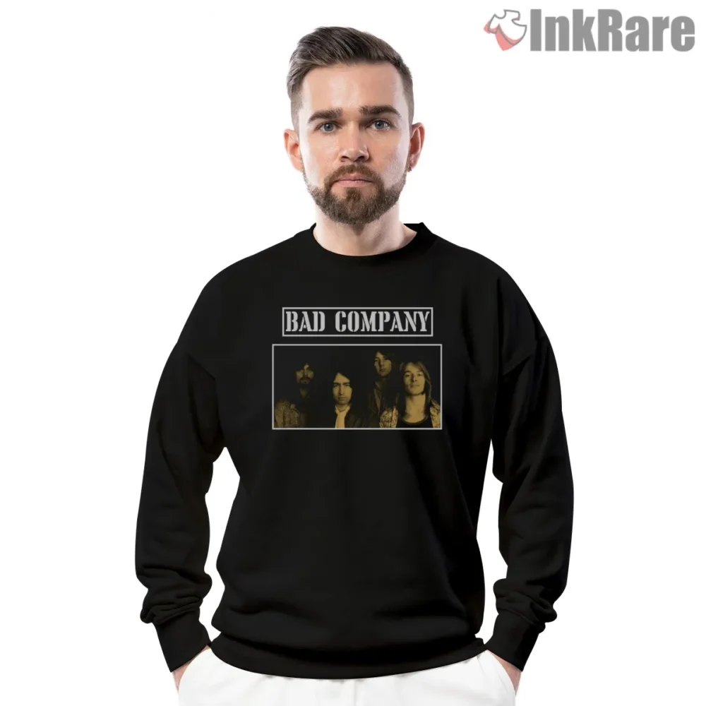 Bad Company Framed Classic Portrait Shirt on graphic shirt for men graphic tee
