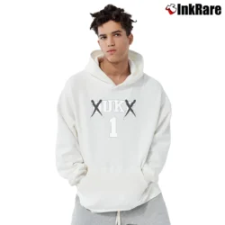 Men’s Bad Monkey Designs Uk Graphic Pullover Hoodie in white | Cozy, Durable, Modern Fit